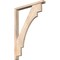 Ekena Millwork Merced Block Smooth Bracket w/ Offset Brace, Douglas Fir, 3 1/2"W x 28"D x 40"H BKT0402X28X40MRC05SDF - alternate 1